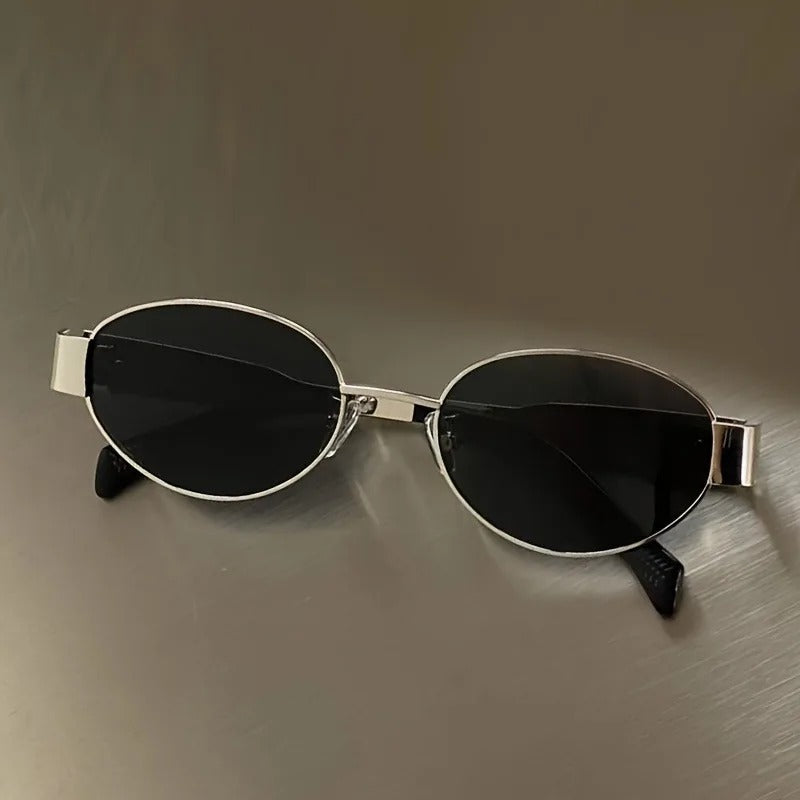 Lumina Hexagon Golden Sunglasses: Buy 1 Get 1 Free!