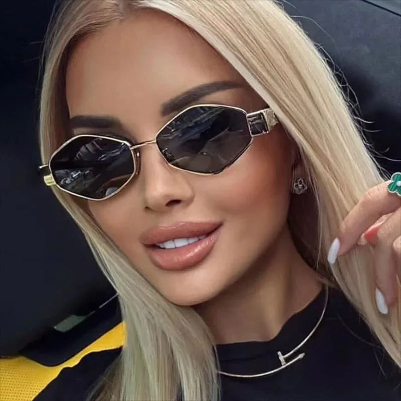 Lumina Hexagon Verdant Sunglasses: Buy 1, Get 1 Free