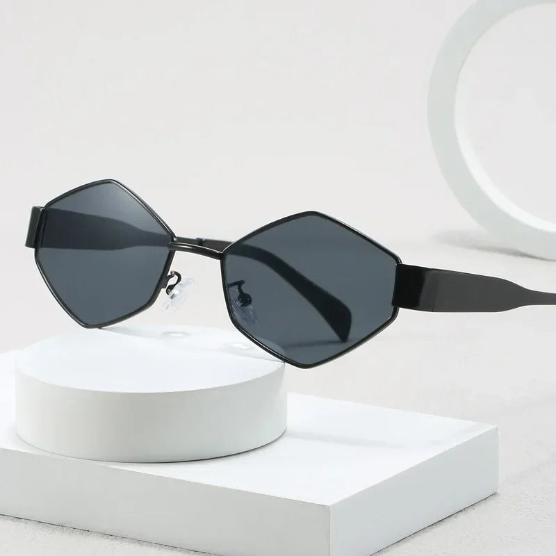 Lumina Hexagon Verdant Leopard Sunglasses: Buy 1, Get 1 Free