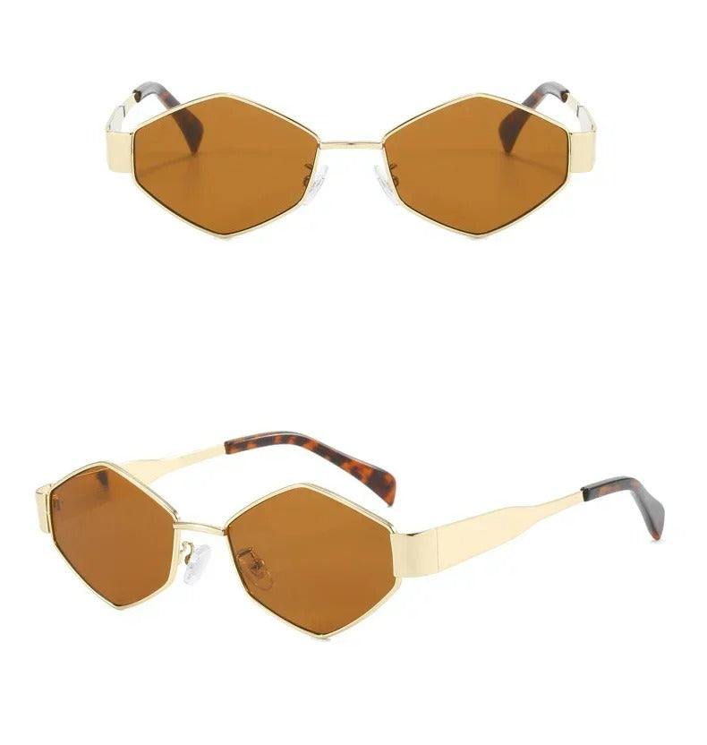 Lumina Hexagon Verdant Sunglasses: Buy 1, Get 1 Free