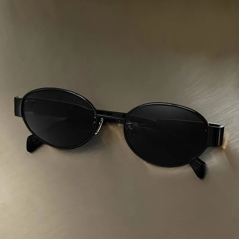 Lumina Hexagon Golden Sunglasses: Buy 1 Get 1 Free!