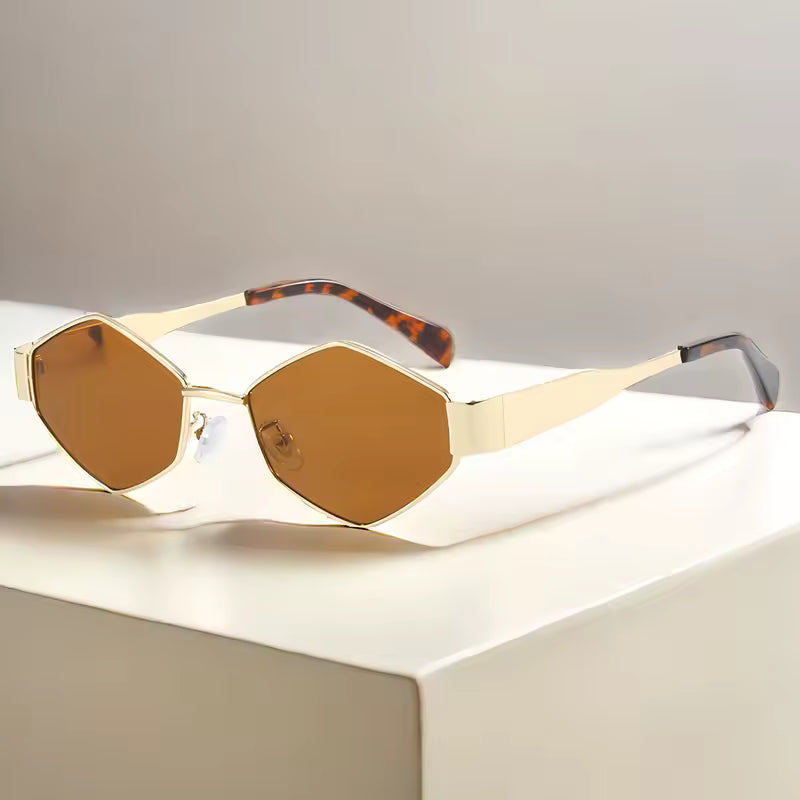 Lumina Hexagon Verdant Sunglasses: Buy 1, Get 1 Free