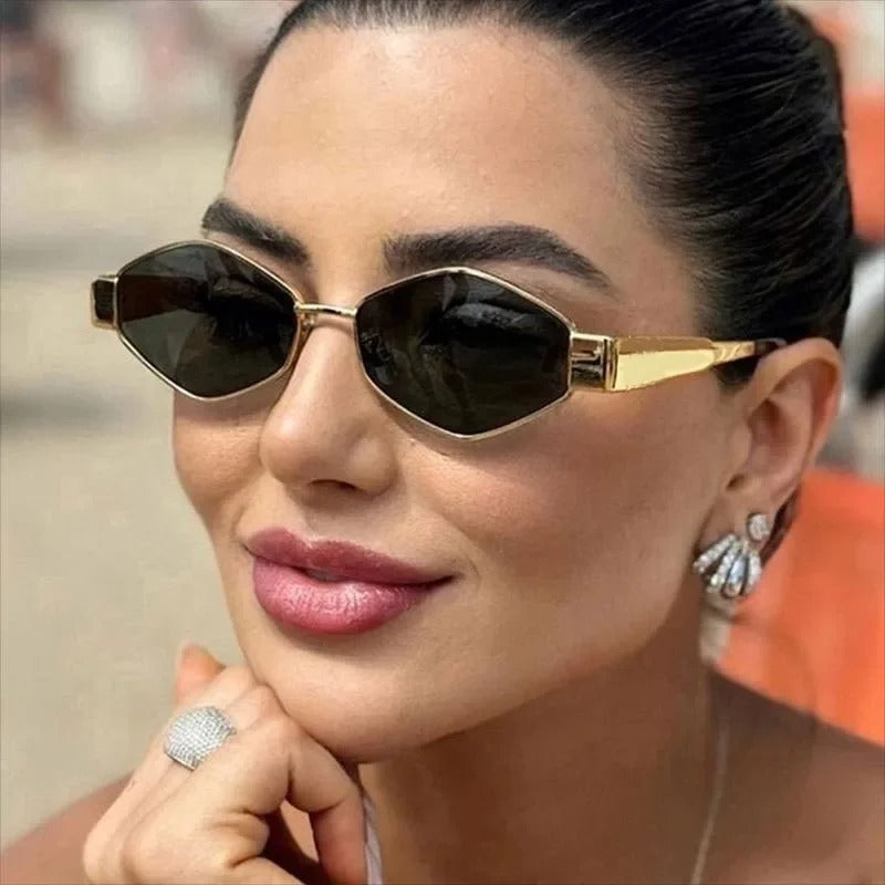Lumina Hexagon Verdant Sunglasses: Buy 1, Get 1 Free