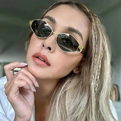 Lumina Hexagon Verdant Sunglasses: Buy 1, Get 1 Free