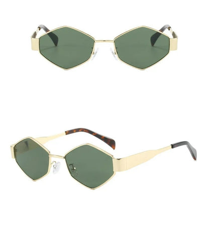 Lumina Hexagon Verdant Leopard Sunglasses: Buy 1, Get 1 Free