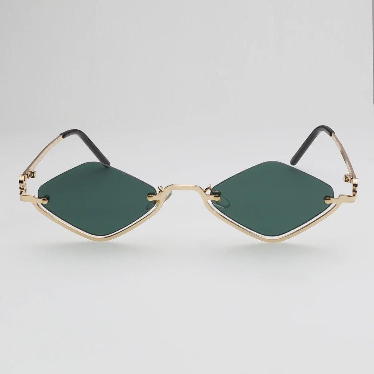 Aura Diamond  Green Sunglasses: Buy 1, Get 1 Free